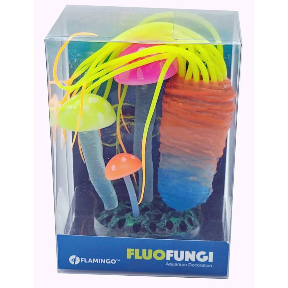 Décoration Aquarium Fluo Anémone et poisson  Taille 7 x 3.5 x 15 cm  couleur aléatoire. - Imagen 5