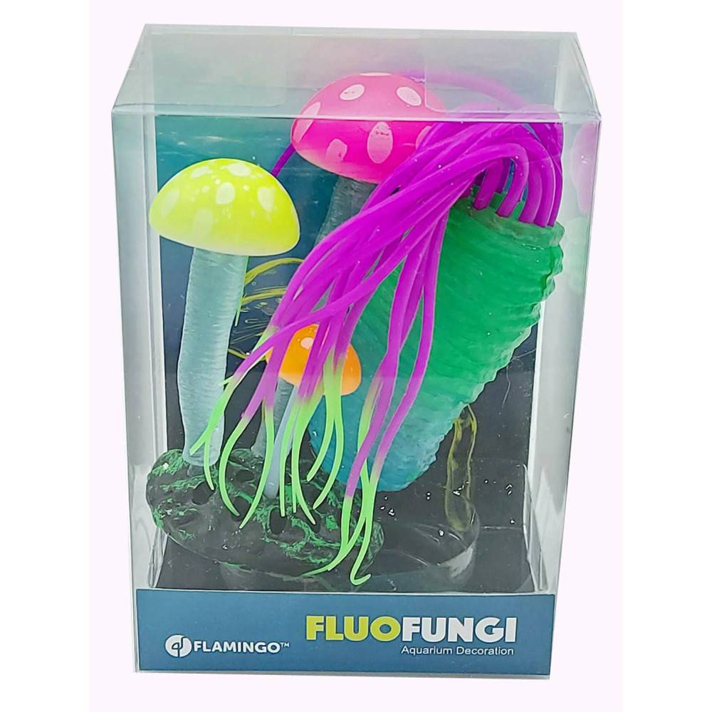 Décoration Aquarium Fluo Anémone et poisson  Taille 7 x 3.5 x 15 cm  couleur aléatoire. - Imagen 6
