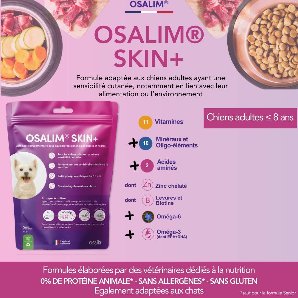 OSALIM Skin+ Chien - Laboratoire Osalia 500 g - Image 3