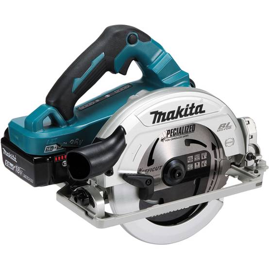 Scie circulaire 36V 2X18V Li-Ion BL1850B Ø190 mm MAKITA - DHS783T2JU - Image 1