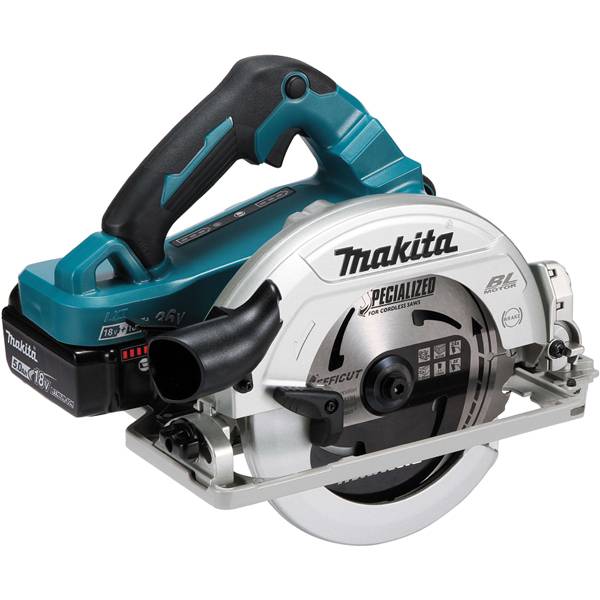 Scie circulaire 36V 2X18V Li-Ion BL1850B Ø190 mm MAKITA - DHS783T2JU - Image 1