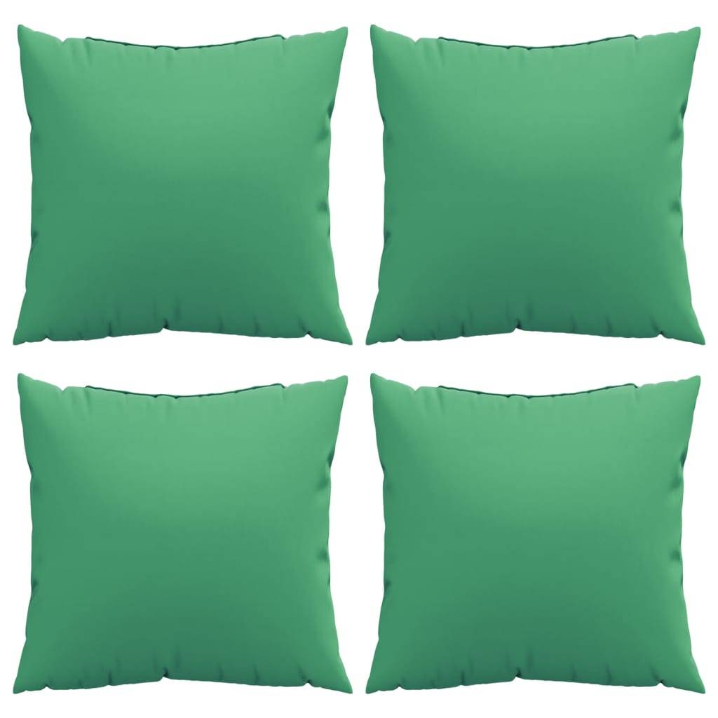 Grands Coussins Décoratifs Lot de 4 Polyester Imperméable pour Intérieur Extérieur Vert 60x60 cm – ComfortXL Outdoor Living - Image 4