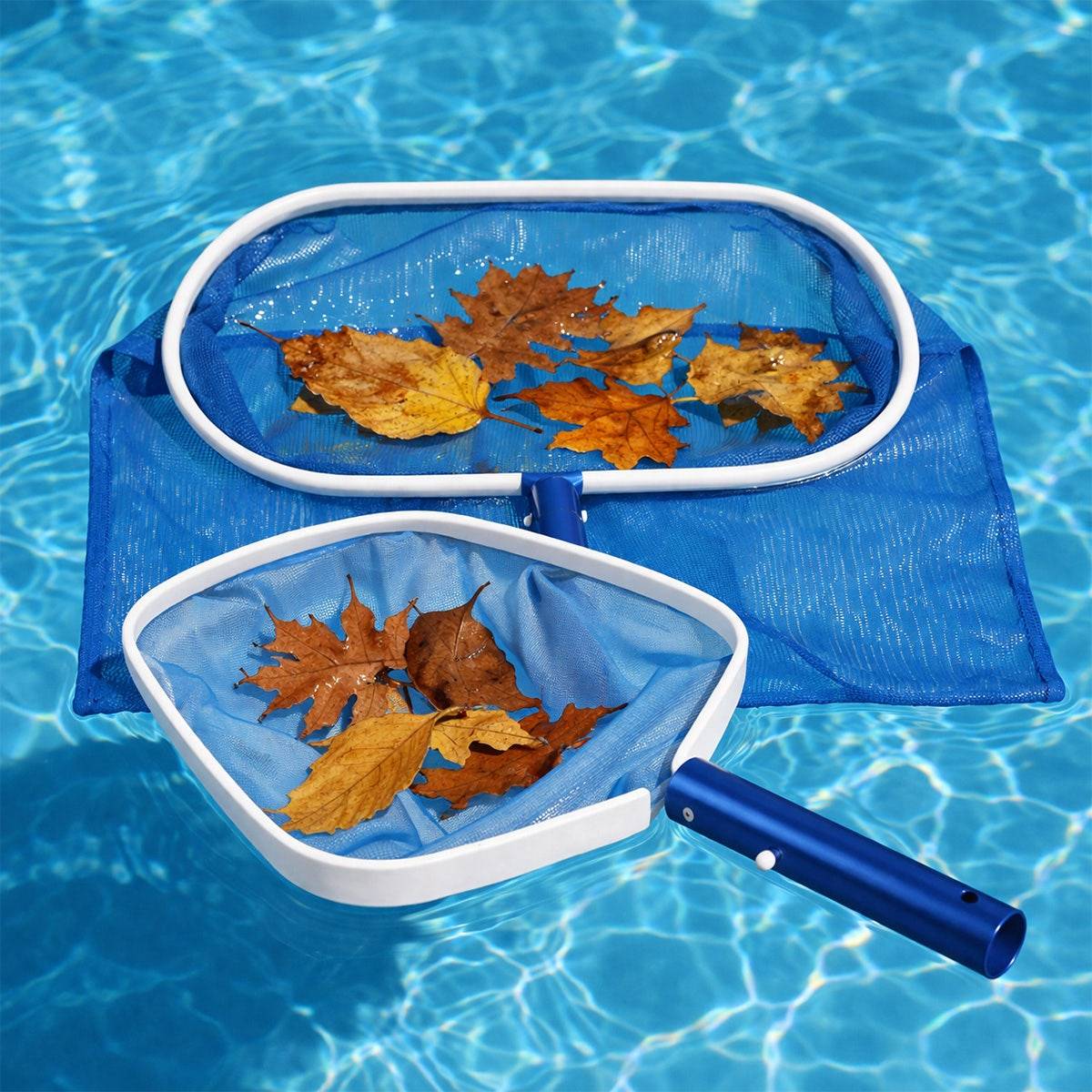 Lot d'épuisettes fond et surface pour piscine et spa - Image 1