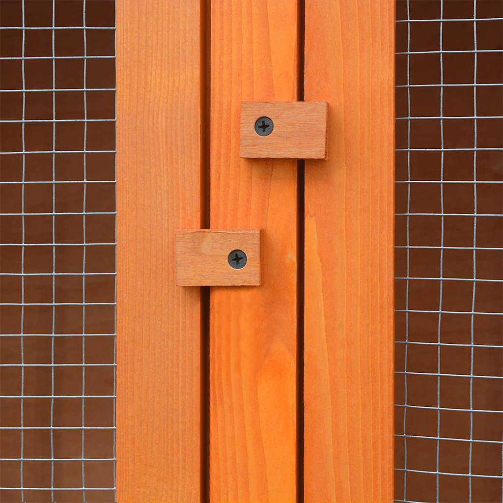 Vidaxl - Cage pour animaux 6 compartiments Bois vidaXL 170347 - Imagen 4