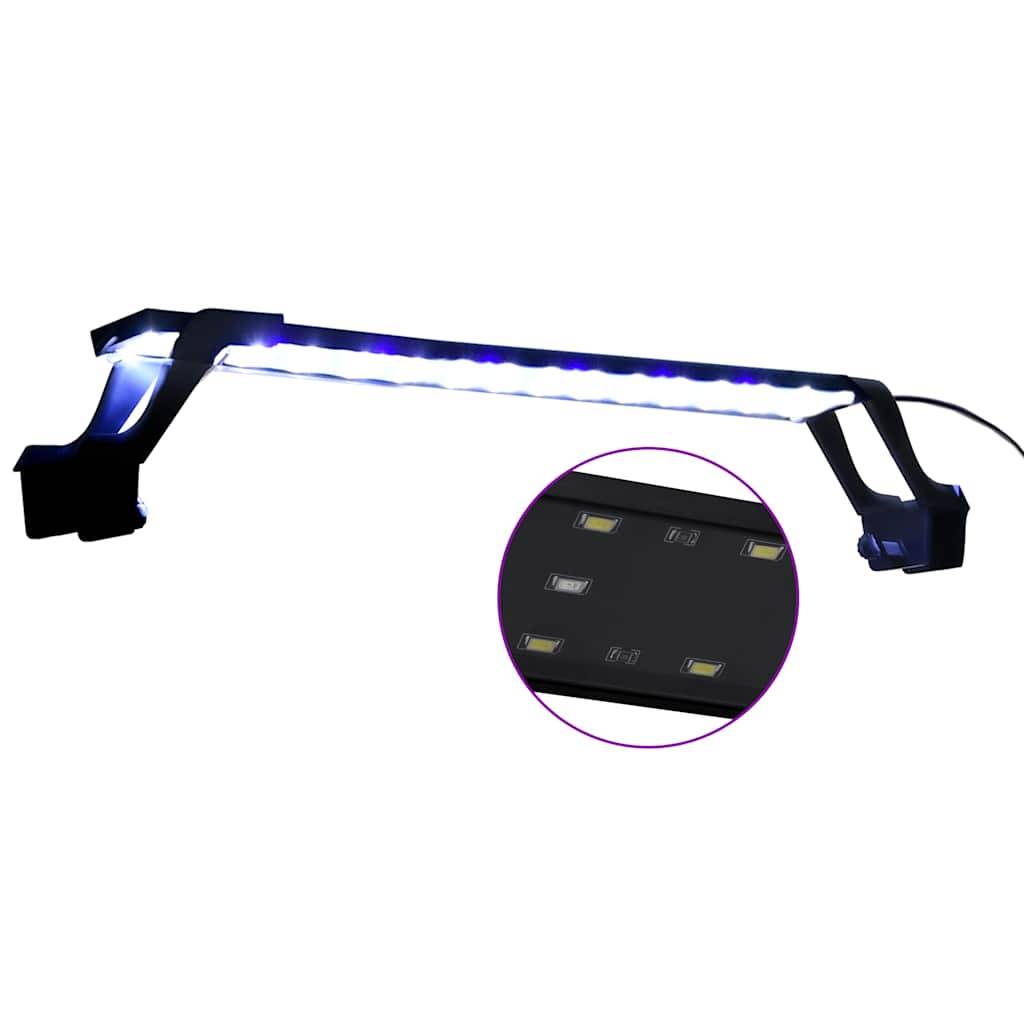 Lampe LED à Pinces pour Aquarium Design Fin Lumière Bleue et Blanche 55-70 cm - ComfortXL Outdoor Living - Image 2