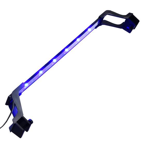 Lampe LED à Pinces pour Aquarium Design Fin Lumière Bleue et Blanche 55-70 cm - ComfortXL Outdoor Living - Image 1