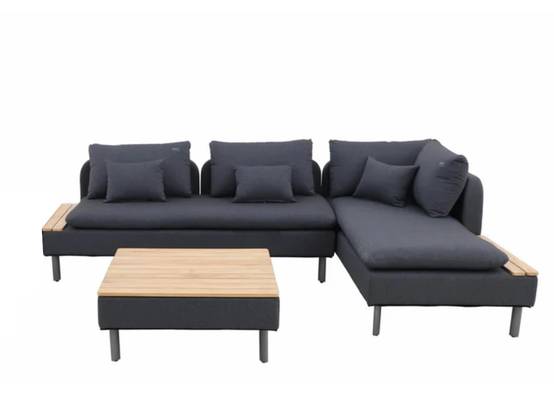 Jardideco - Salon de jardin détente Modularo, 2 canapés + 1 table basse - Jardideco - Image 1