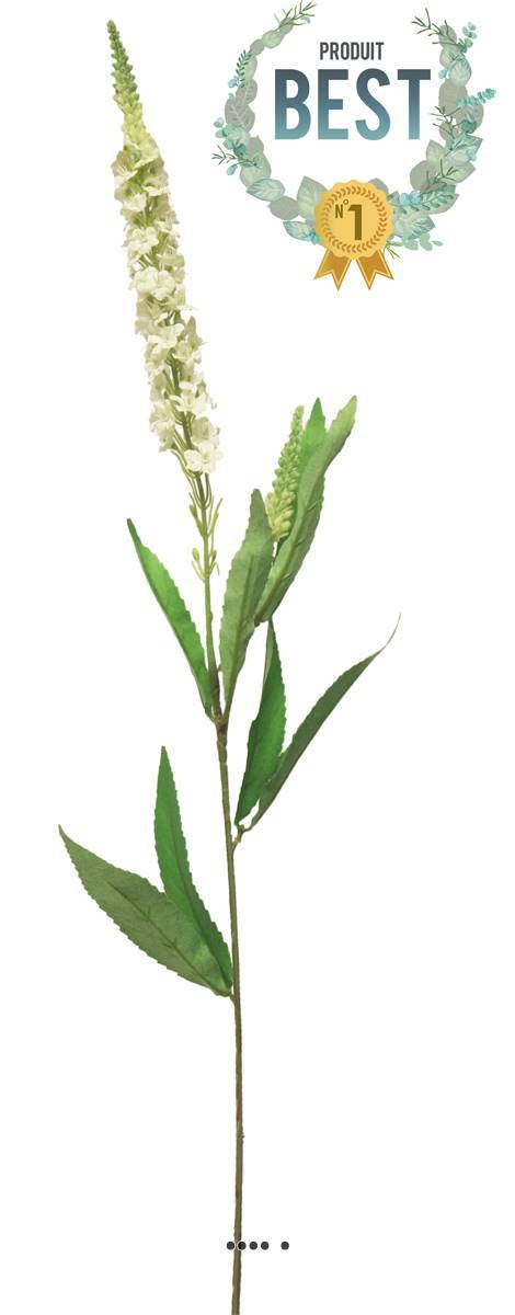 Artificielles - Véronique artificielle, une fleur en tige, H 76 cm Crème - BEST - couleur: Crème - Imagen 1