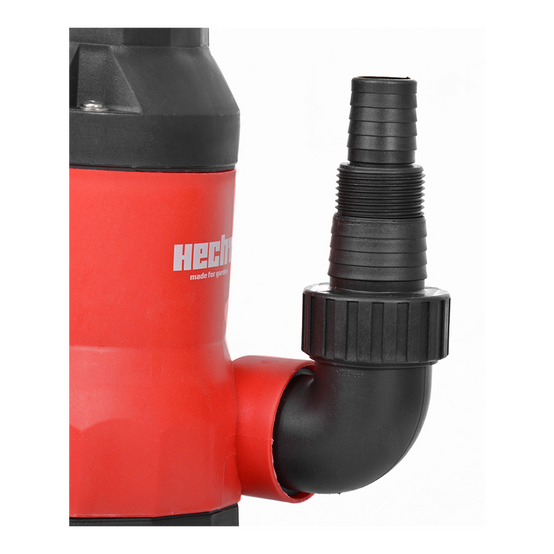 BB Loisir - Hecht 3752 Pompe submersible pour eaux usées Pompe jardin 750W 12 500 l/h avec cable de 10m - Image 2