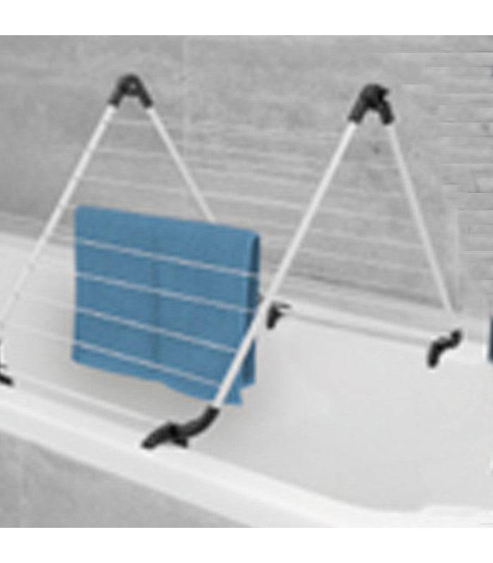 Importdistrib - Étendoir Séchoir À Linge Pour Baignoire 66x65cm 10m de fil à linge IMPORTDISTRIB - Image 4