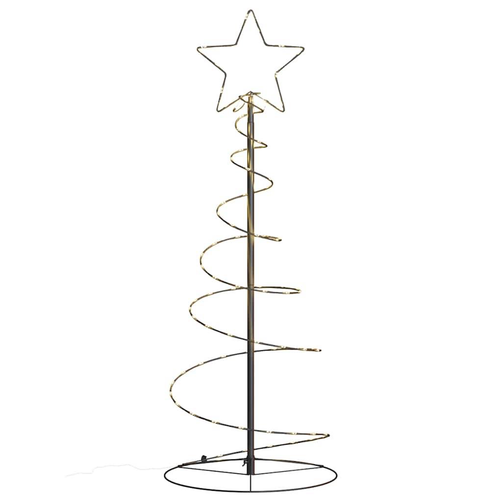 Sapin De Noël - Arbre de Noël lumineux conique 80 LED blanc chaud 120 cm - Image 7