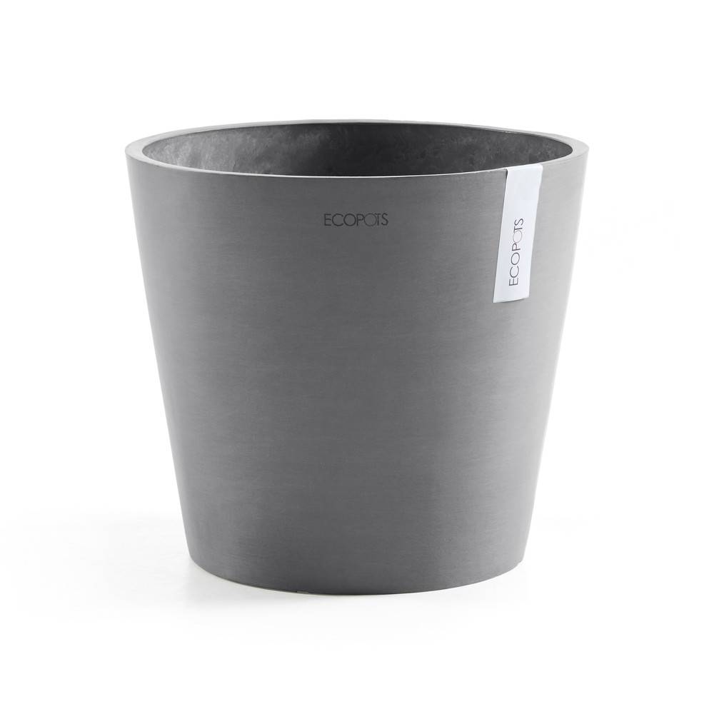 Ecopots - Pot Rond Amsterdam 25 Gris - Ø 25,4 x H. 24,5 cm - 9,7 L ECOPOTS - Imagen 1