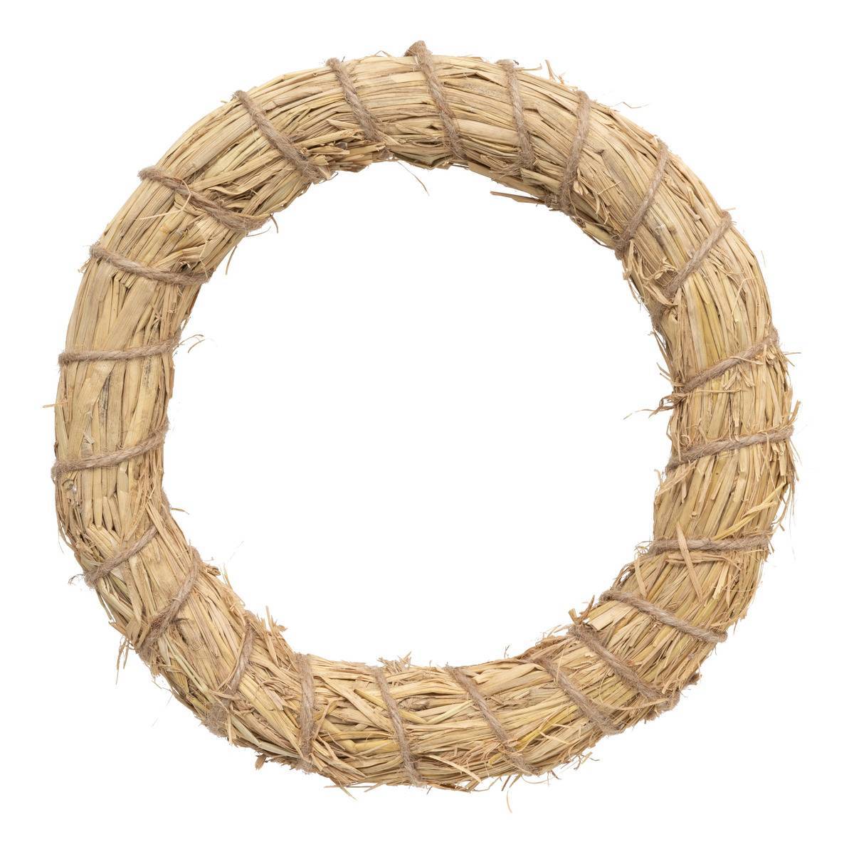 Couronne paille D.25cm naturel ATMOSPHERA CREATEUR D'INTERIEUR - Image 1