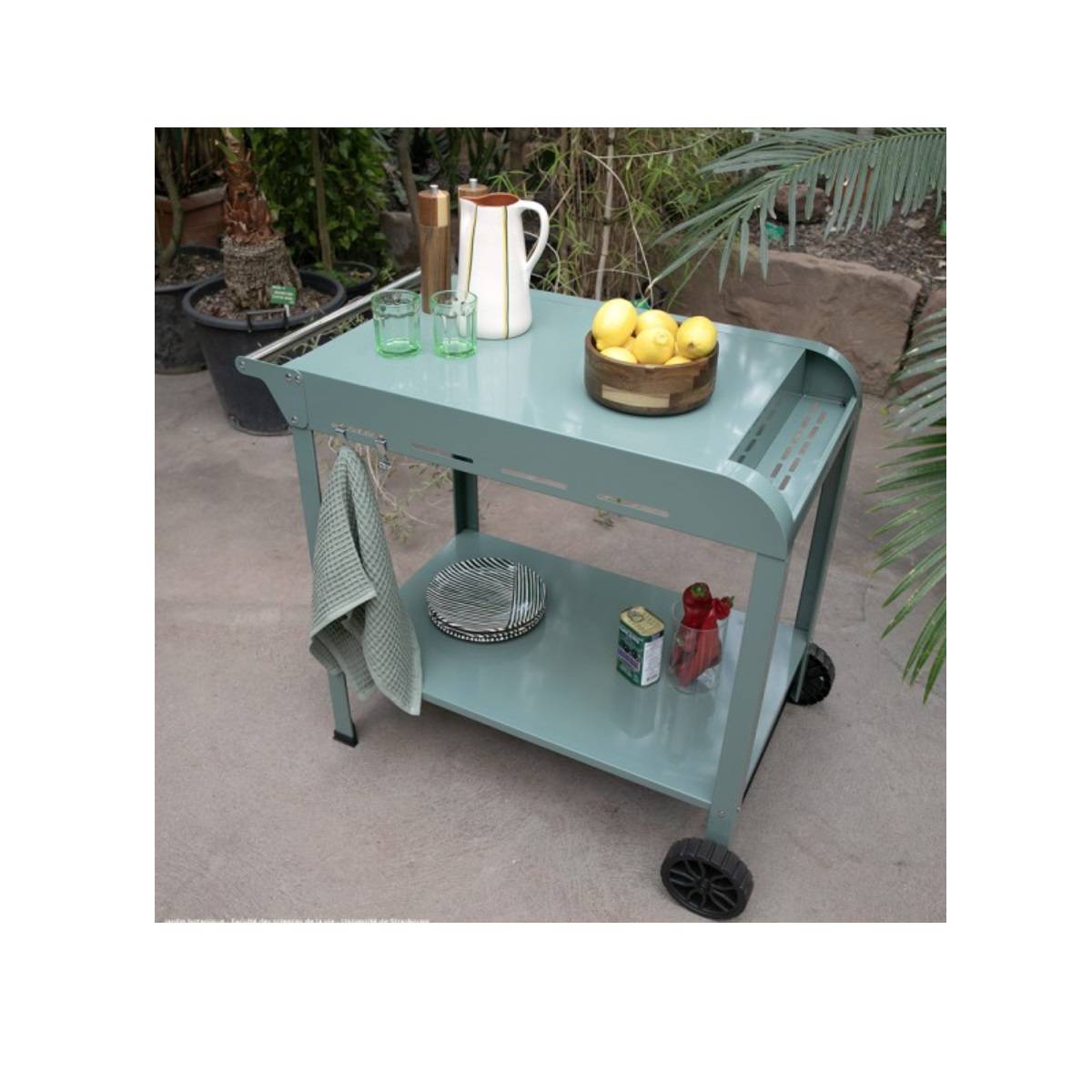 Livoo - Desserte kaki 91.5x50.2x80cm GS168V Livoo - Image 4
