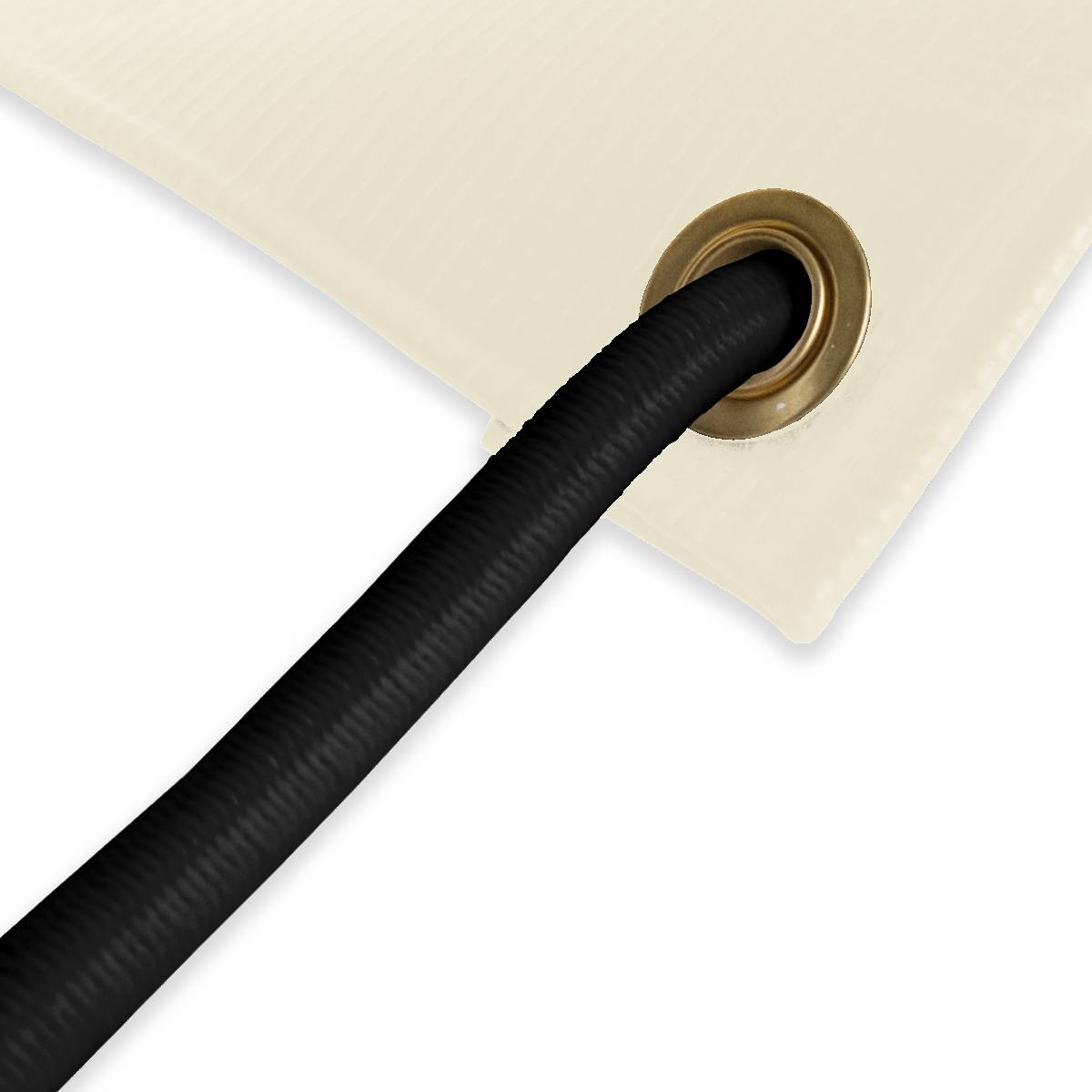 Pack Toile Pergola Ivoire 3x4 m + Sandow Noir 20m - Bâche Pergola prête à poser XP640PR Garantie 10 ans TECPLAST - Image 2