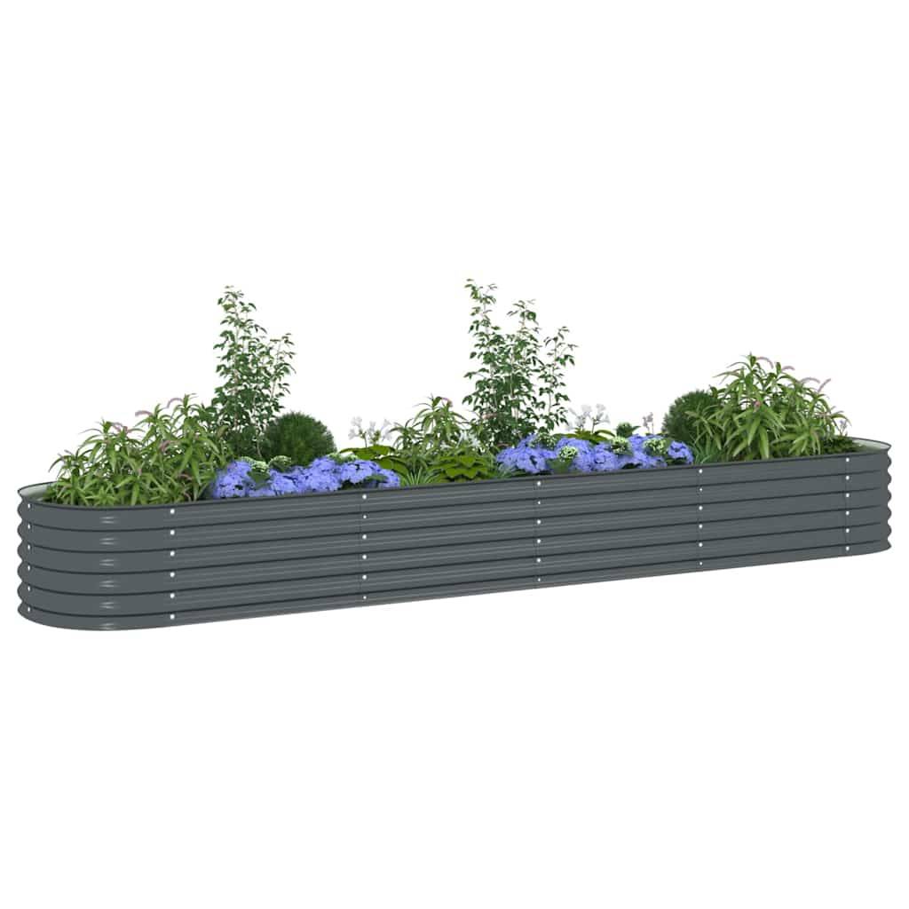 Prolenta Premium - Jardinière acier gris 400 x 80 x 44 cm - Prolenta premium p371.1 - Image 4