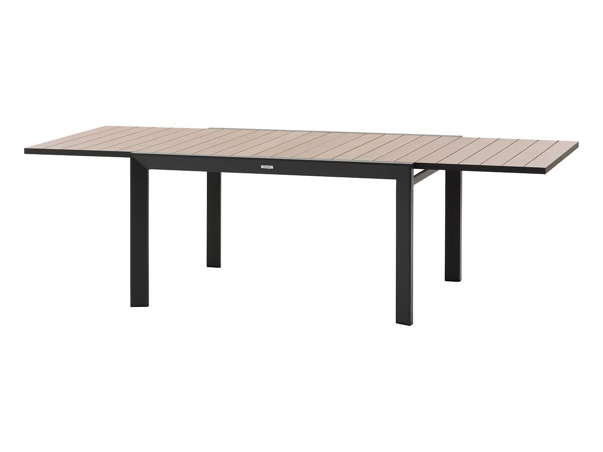 Hesperide - Table de jardin rectangulaire extensible coulissante Evasion Honey/Graphite 8/10 places + 10 fauteuils - Hespéride - Image 5