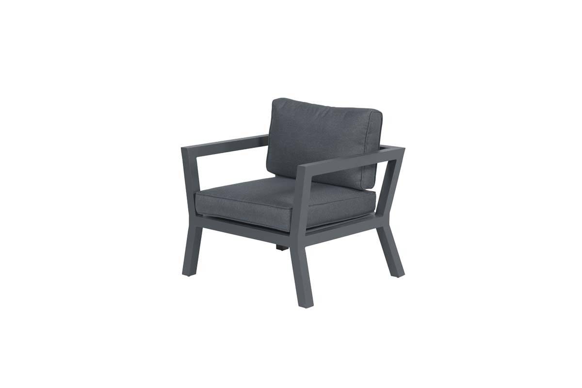 Garden Impressions - Colorado lounge fauteuil - carbon black - reflex black - Imagen 1
