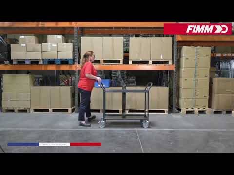 Servante à 3 plateaux tôle 935 x 435 mm 200 kg - FIMM - 880005285 - Imagen 2