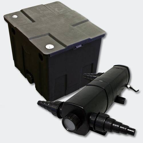 Helloshop26 - Kit de Filtration de Bassin Bio Filtre 12000l et Stérilisateur UVC 36 Watts