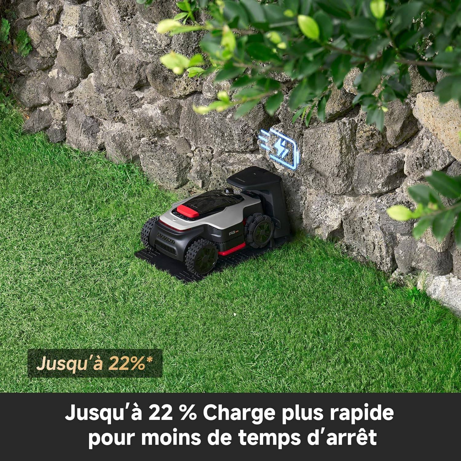 DREAME A3 AWD Pro 5000 – Robot tondeuse 4 roues motrices 5 000 m², LiDAR 3D et pentes 80 % - Image 2