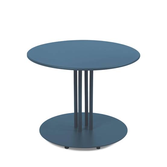 Oviala - Table basse de jardin bleu pacific 50 cm Skiro - Oviala - Image 1
