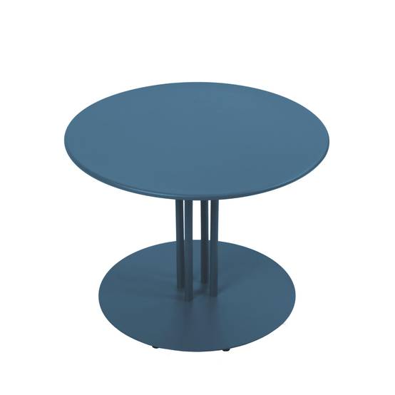 Oviala - Table basse de jardin bleu pacific 50 cm Skiro - Oviala - Image 4