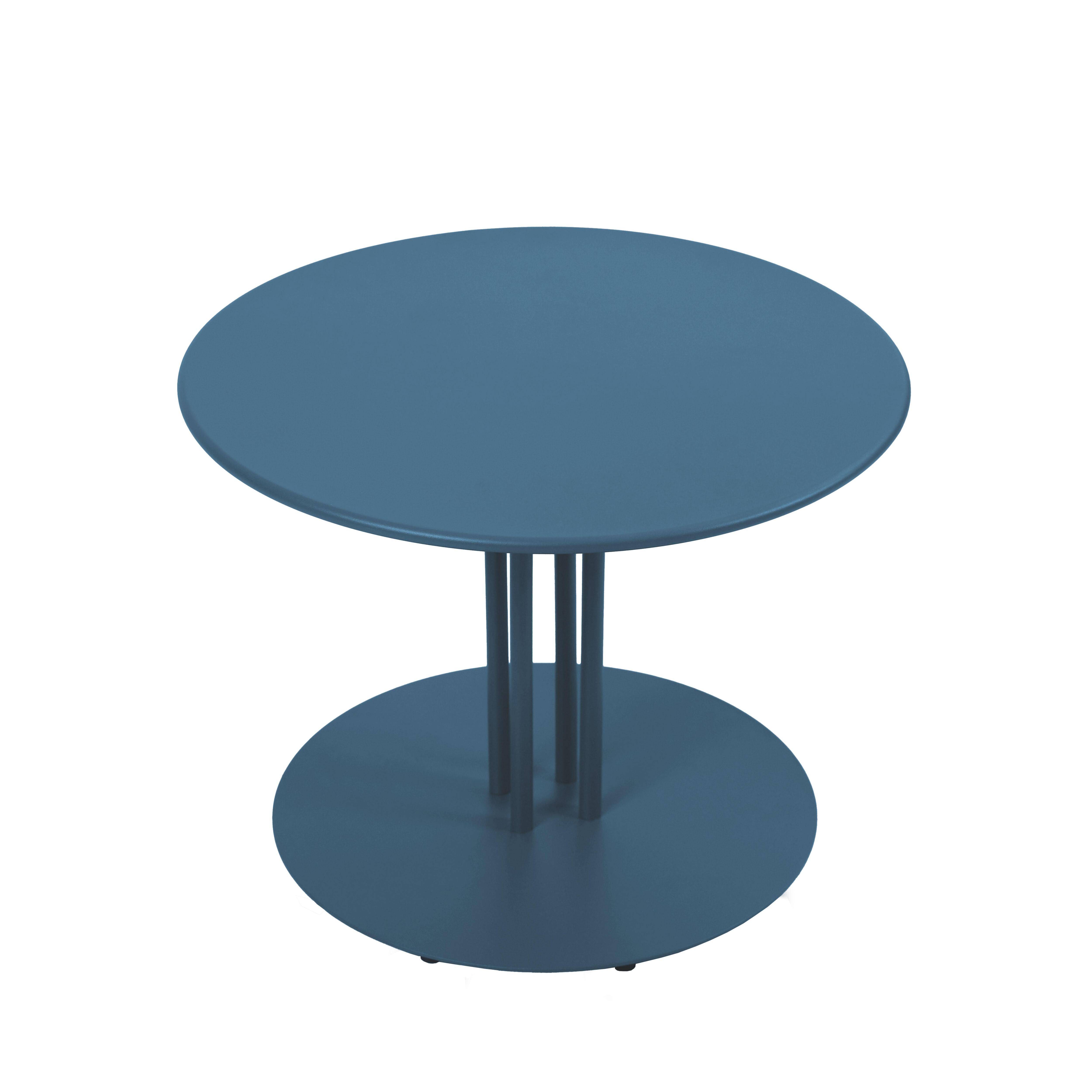 Oviala - Table basse de jardin bleu pacific 50 cm Skiro - Oviala - Image 4