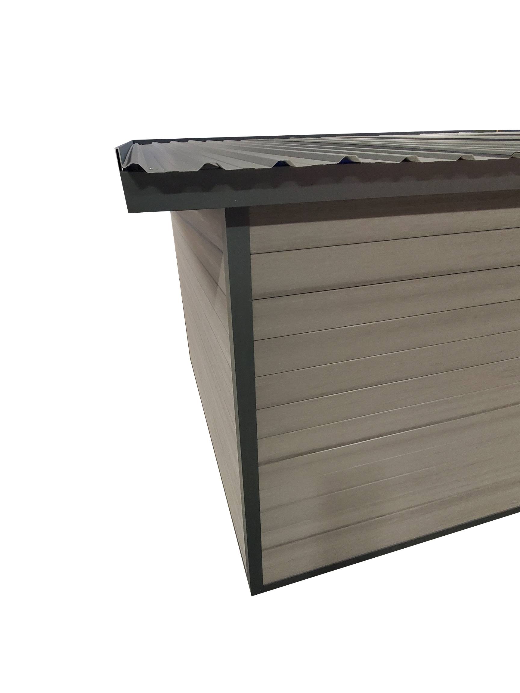 Green Outside - Abri composite EAZY-LODGE Coexprotect® 19 Toit Monopente Toiture Bac Acier - Image 3