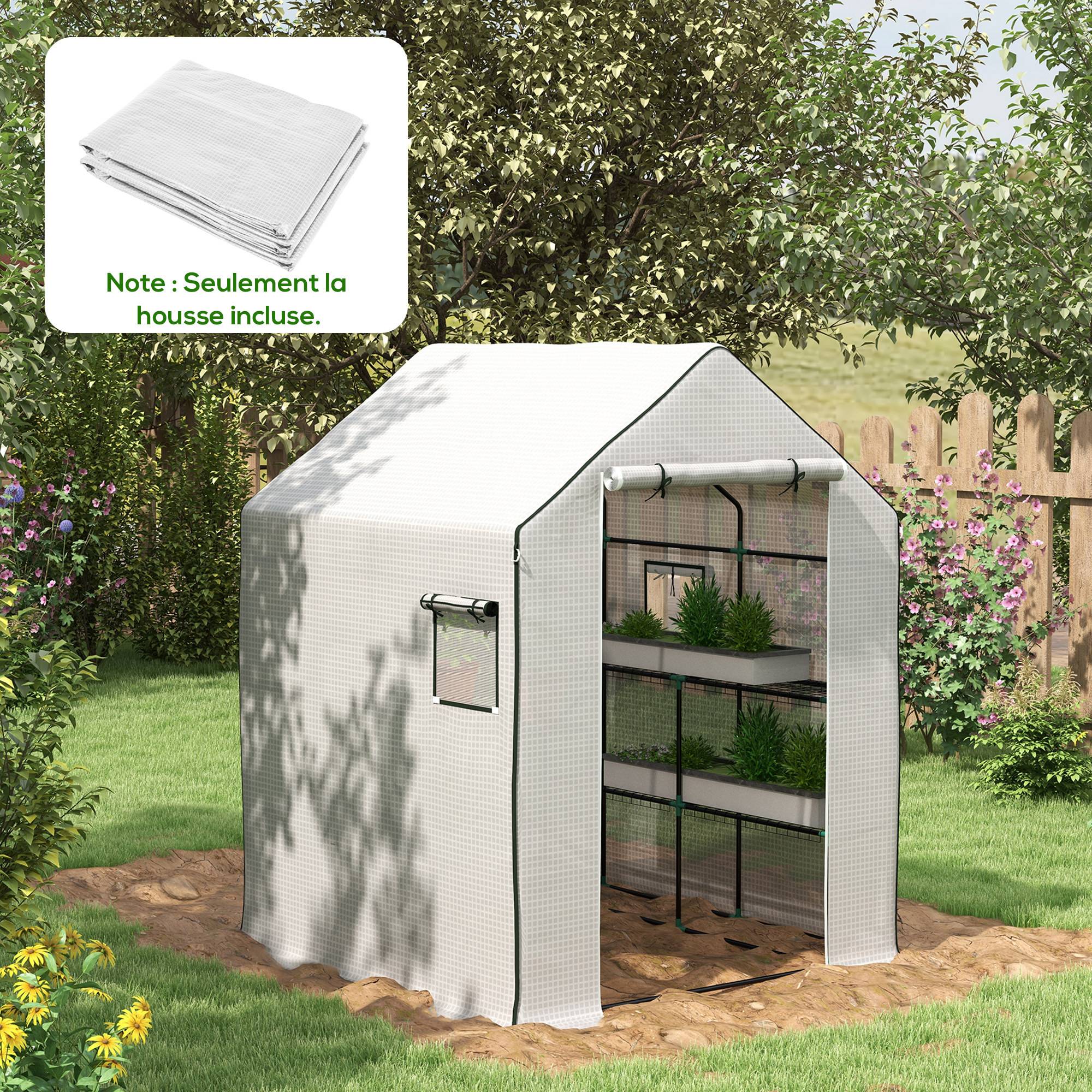 Bâche de remplacement en PE pour serre de jardin isolation thermique ...