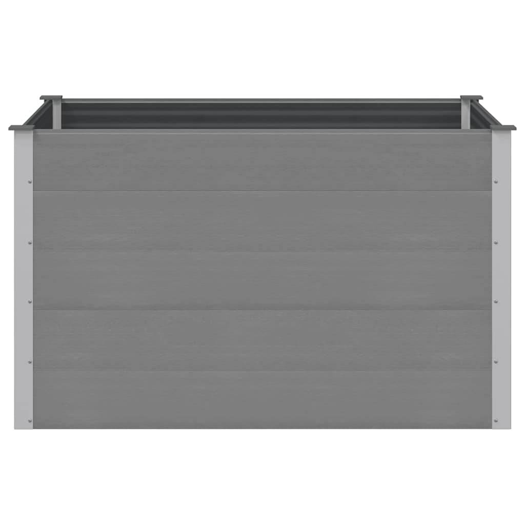PANGIVO - Lit surélevé de jardin composite bois-plastique gris 150 x 100 x 91 cm - PANGIVO - Image 4