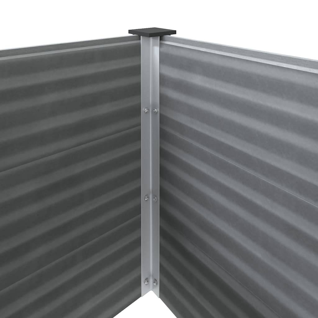 PANGIVO - Lit surélevé de jardin composite bois-plastique gris 150 x 100 x 91 cm - PANGIVO - Image 7
