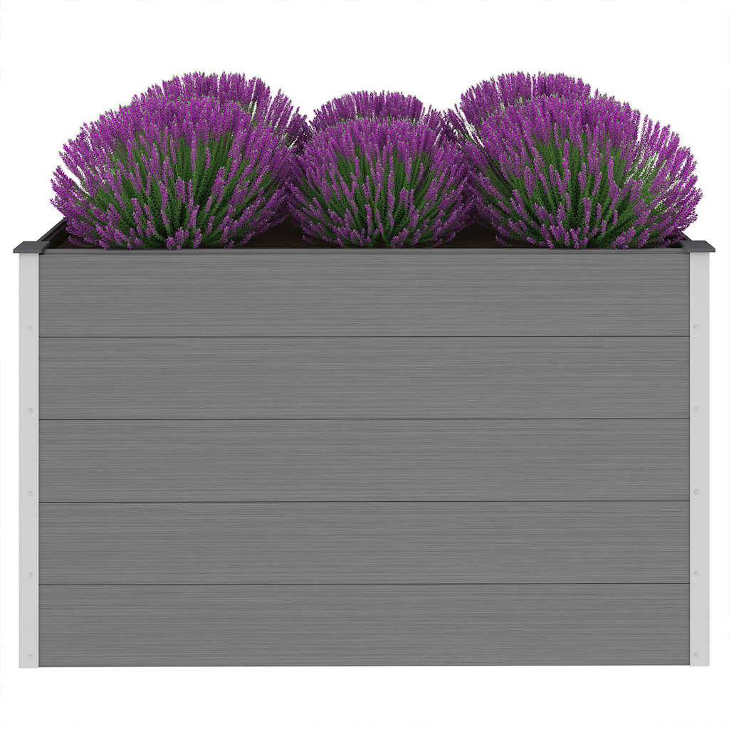 PANGIVO - Lit surélevé de jardin composite bois-plastique gris 150 x 100 x 91 cm - PANGIVO - Image 3