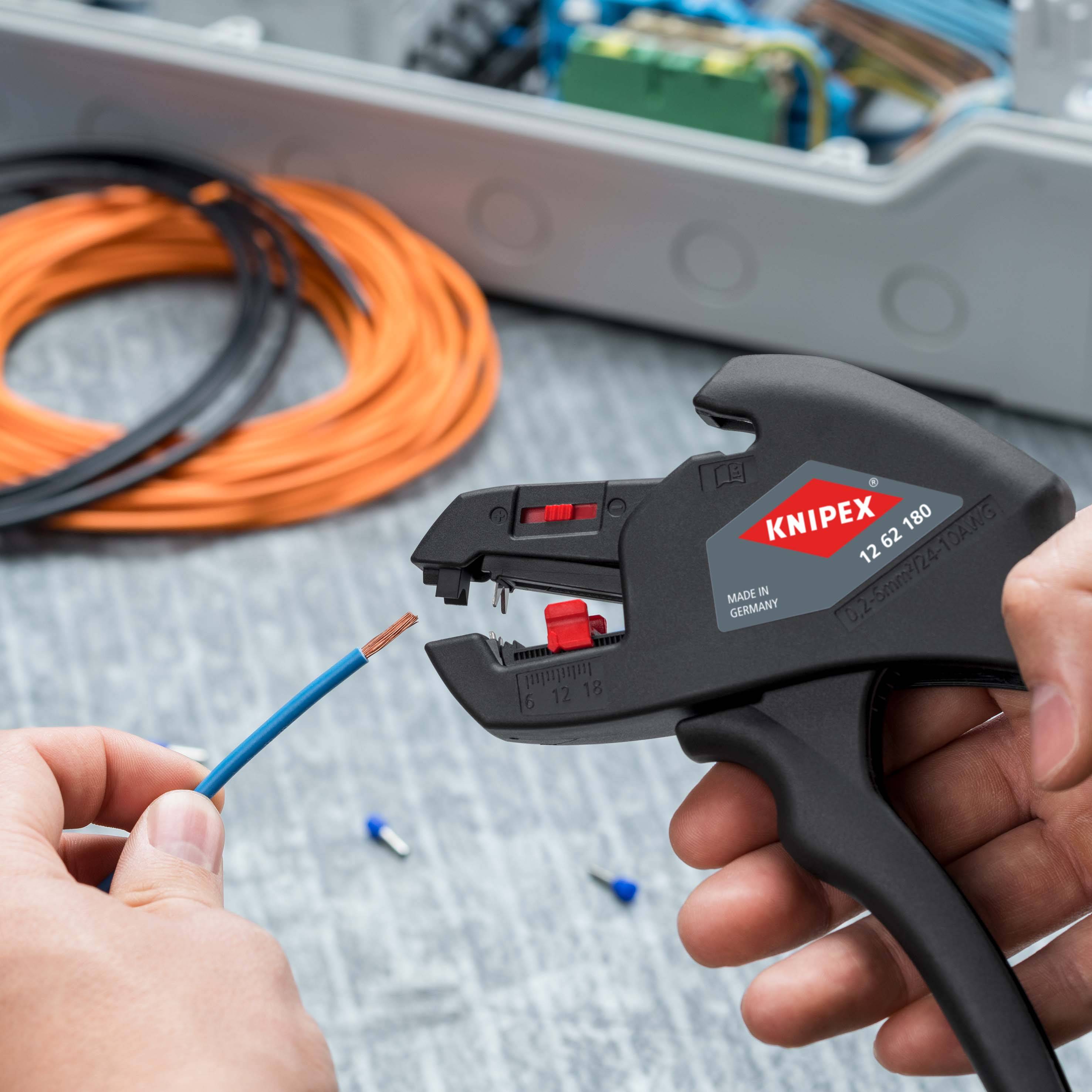 Knipex - Pince à dénuder automatique ComStrip - KNIPEX - 12 62 180 - Image 6