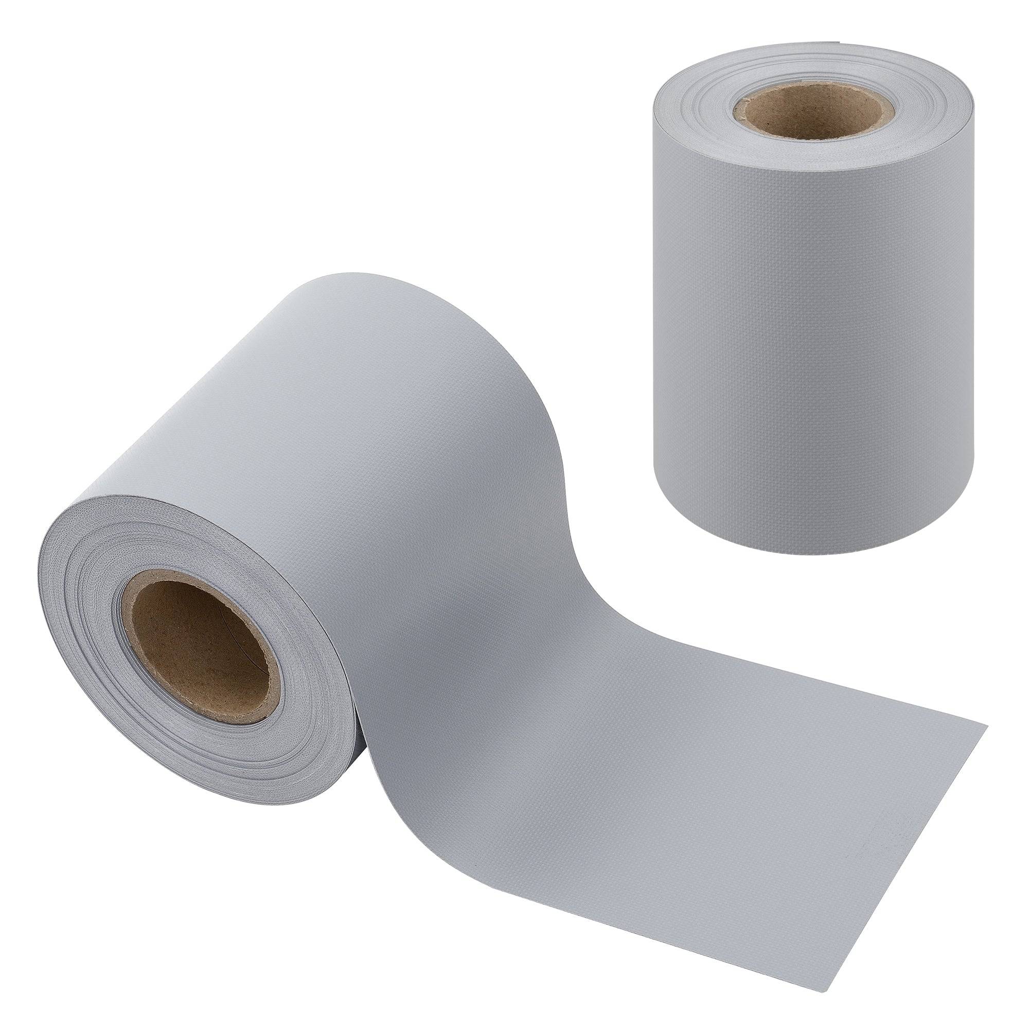 Helloshop26 - Bande de brise-vue pvc 35 m x 19 cm 6,65 m² gris clair - Imagen 1