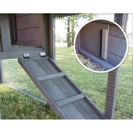 Cage Clapier Enclos lapin Extérieur en pour lapins petits animaux 088 Maison de rêve 146x50x86cm(LxPxH) - Image 4