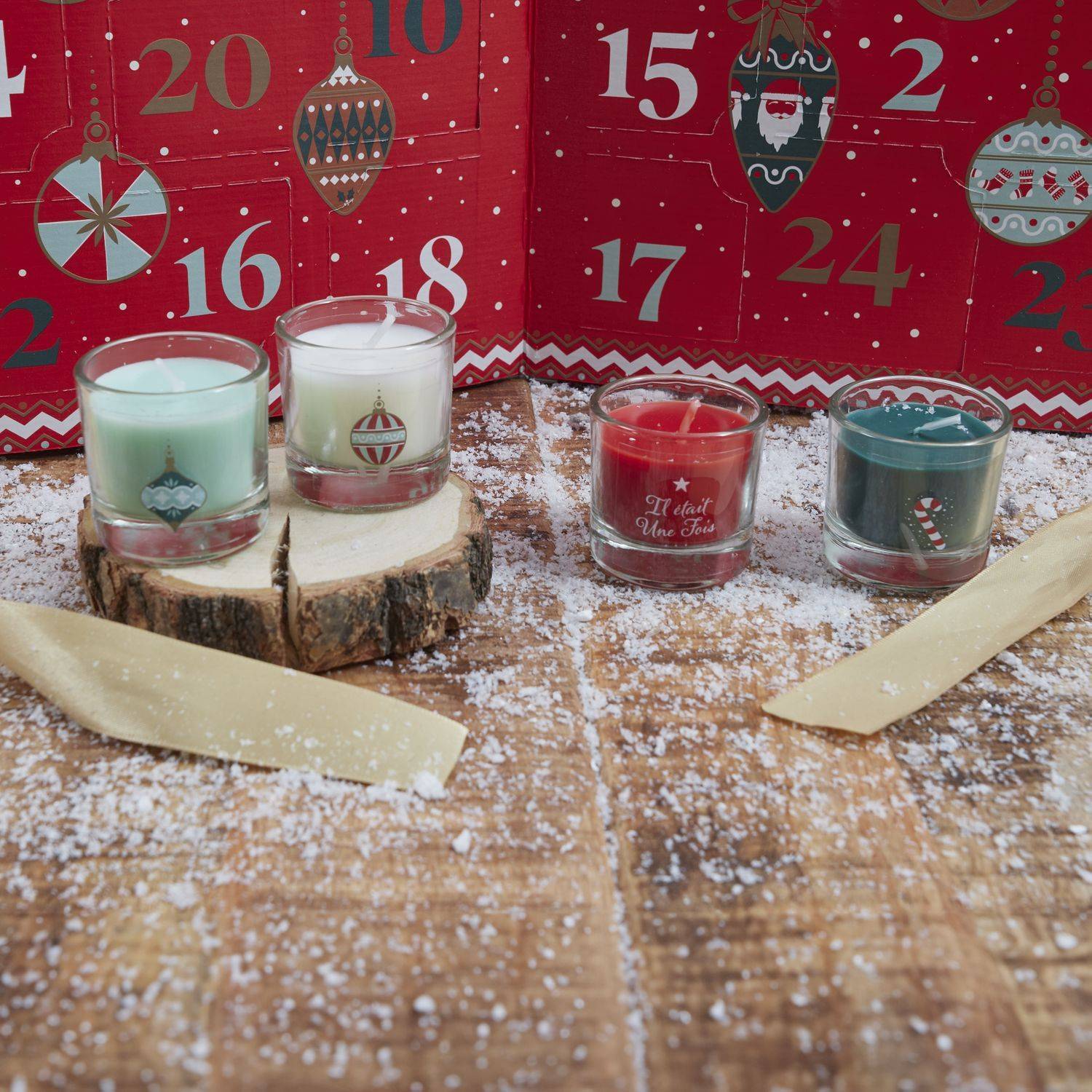 The Home Deco Factory - Calendrier de l'Avent 24 bougies parfumées - The Home Deco Factory - Imagen 7