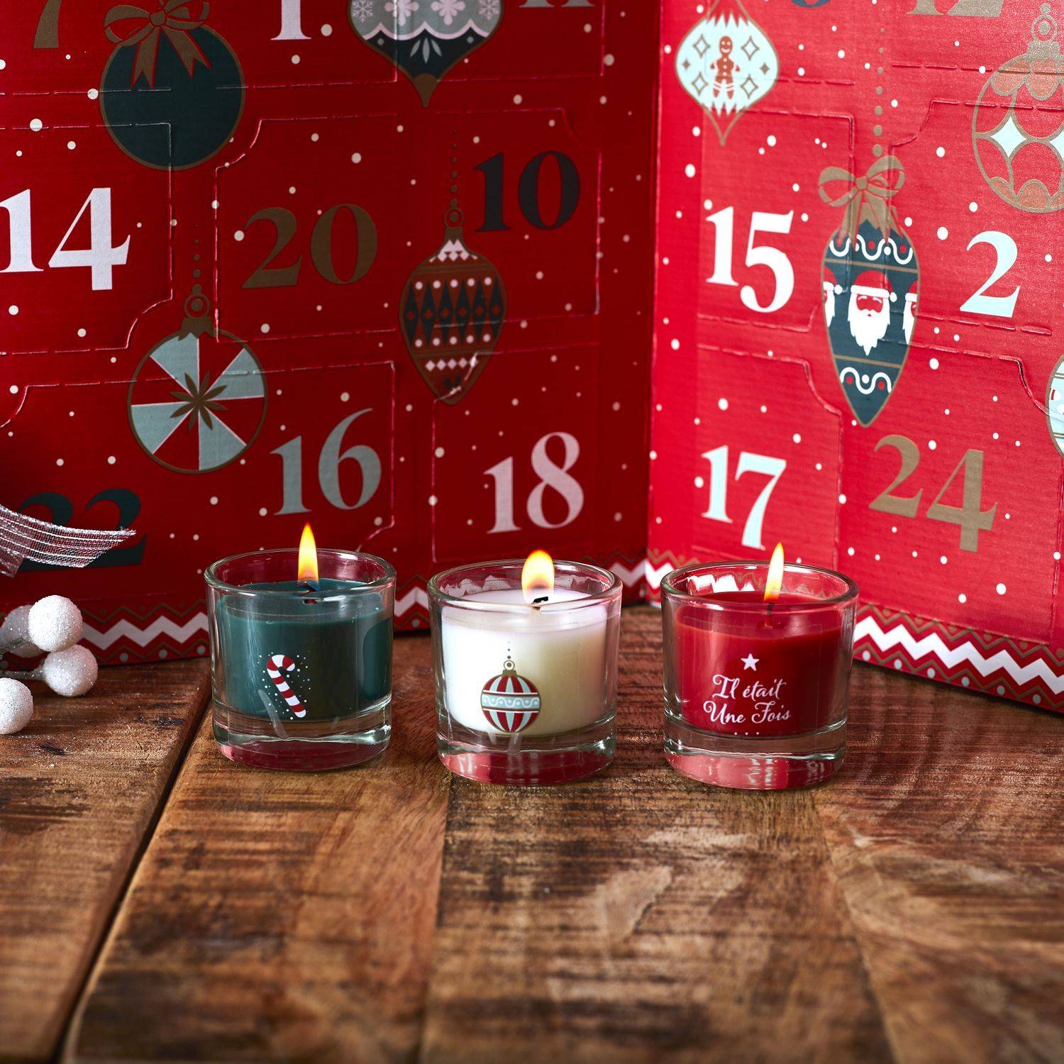 The Home Deco Factory - Calendrier de l'Avent 24 bougies parfumées - The Home Deco Factory - Imagen 5
