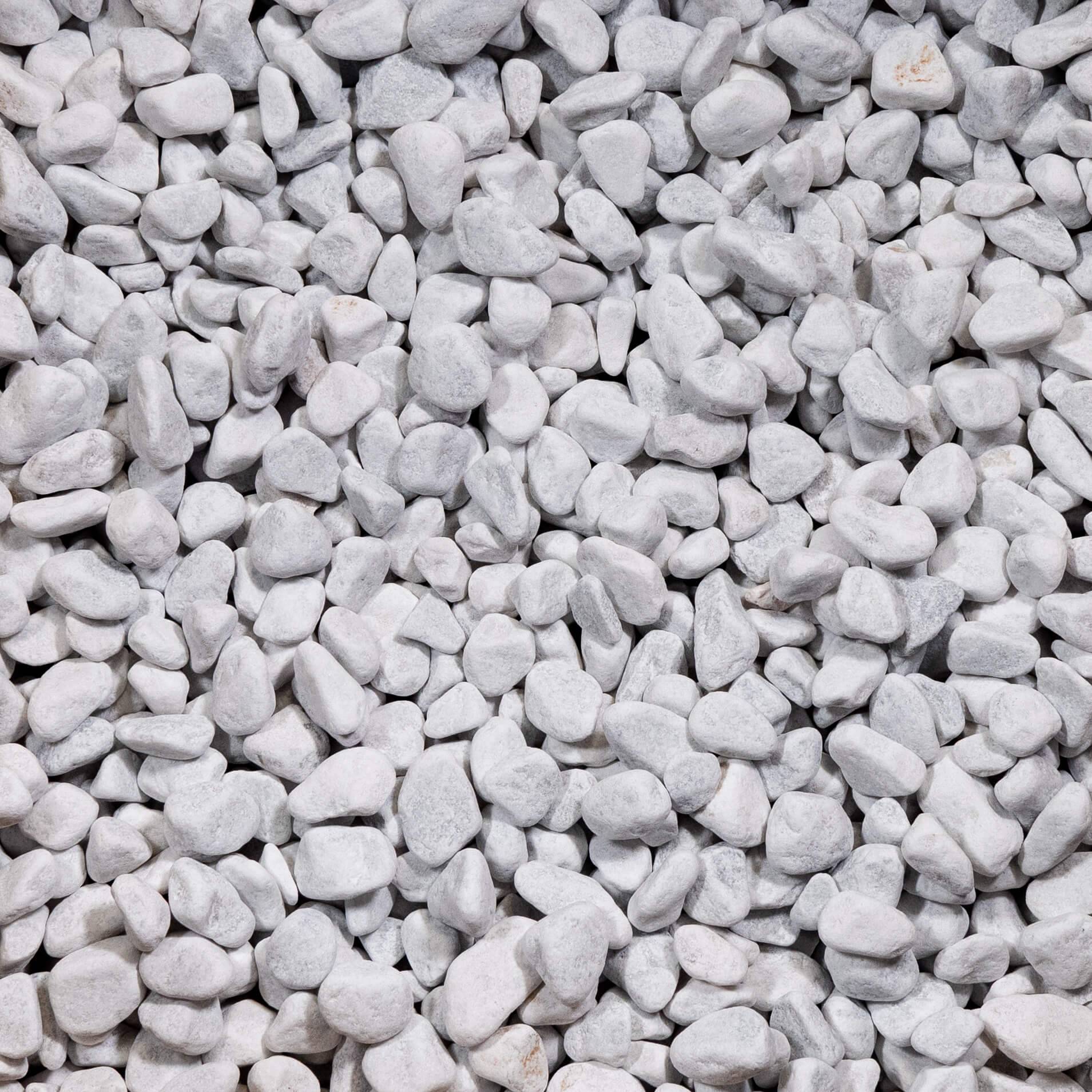 Galet Marbre Blanc Carrare 15-25 mm - Lot de 25 sacs de 20 kg (7,5 m²) - RO'MA NATURE - Image 1