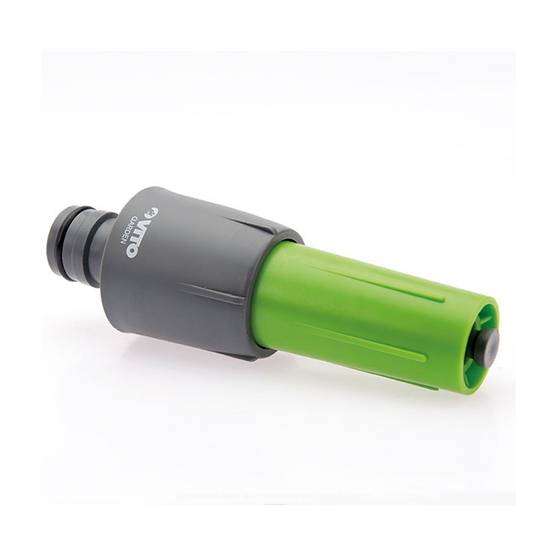 Kit arrosage 4 pieces diam 25-1" lance multi jet + nez de robinet + raccord rapide + embout raccord VITO - Imagen 2