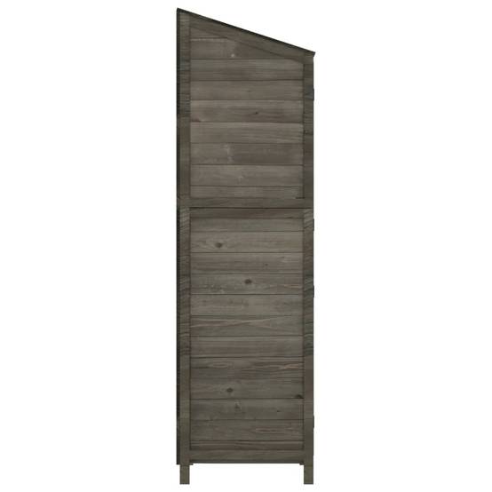 Vidaxl - Remise de jardin Anthracite 102x52x174,5cm Bois de sapin solide vidaXL 152192 - Image 6