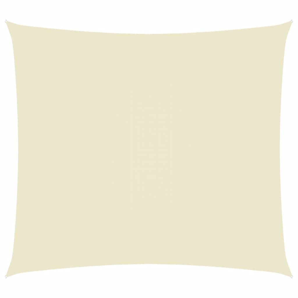 Helloshop26 - Voile toile d'ombrage parasol parasol tissu oxford rectangulaire 3 x 4 m crème - Imagen 1