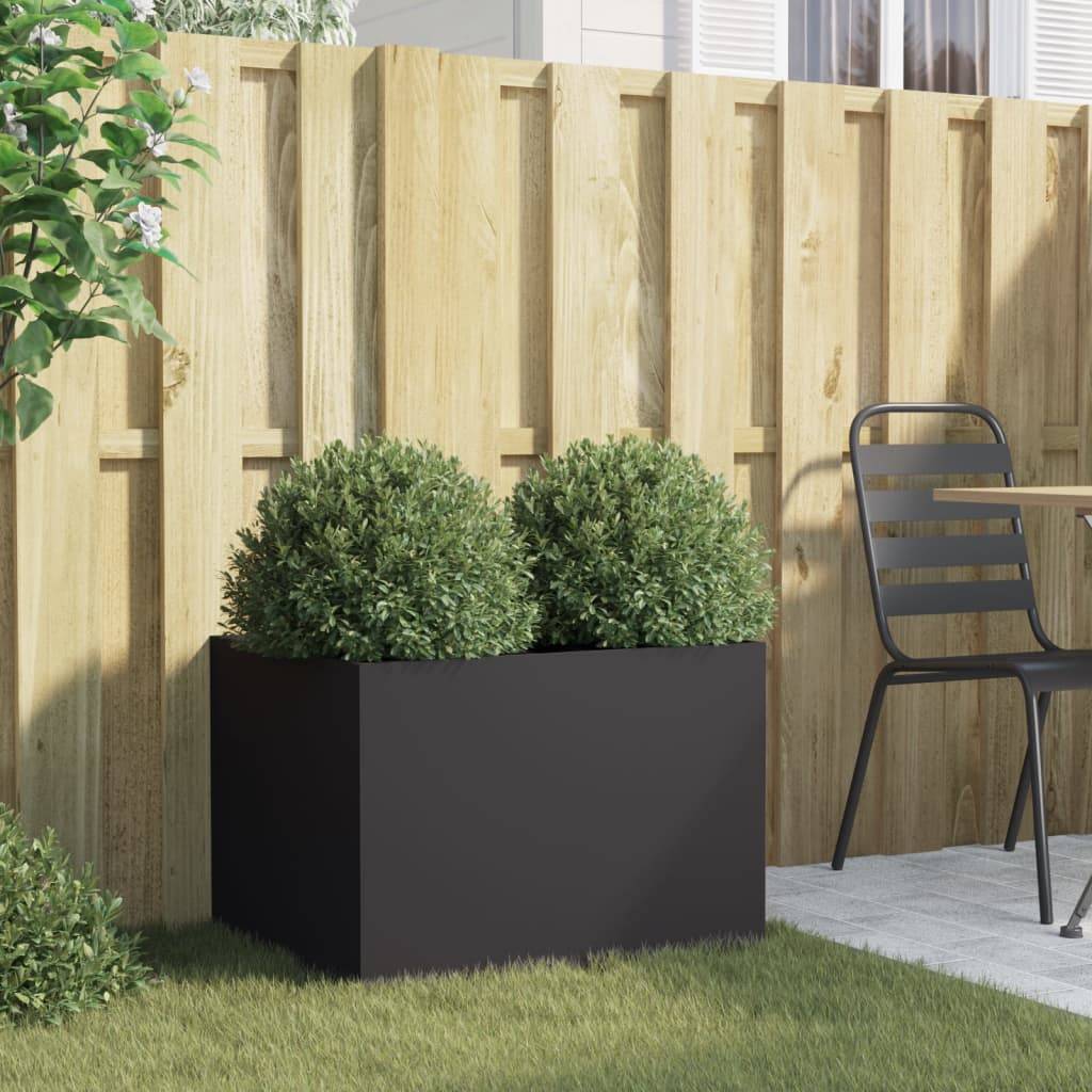 PANGIVO - Jardinière acier noir 62 x 47 x 46 cm - PANGIVO - Image 3