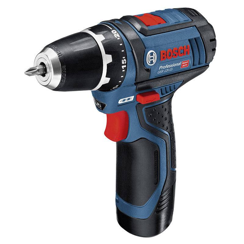 Bosch - Perceuse-visseuse 12V GSR 12V-15 + 1 batterie 2Ah + 1 batterie 4Ah + chargeur + Sacoche - BOSCH - 0615990G6L - Imagen 2