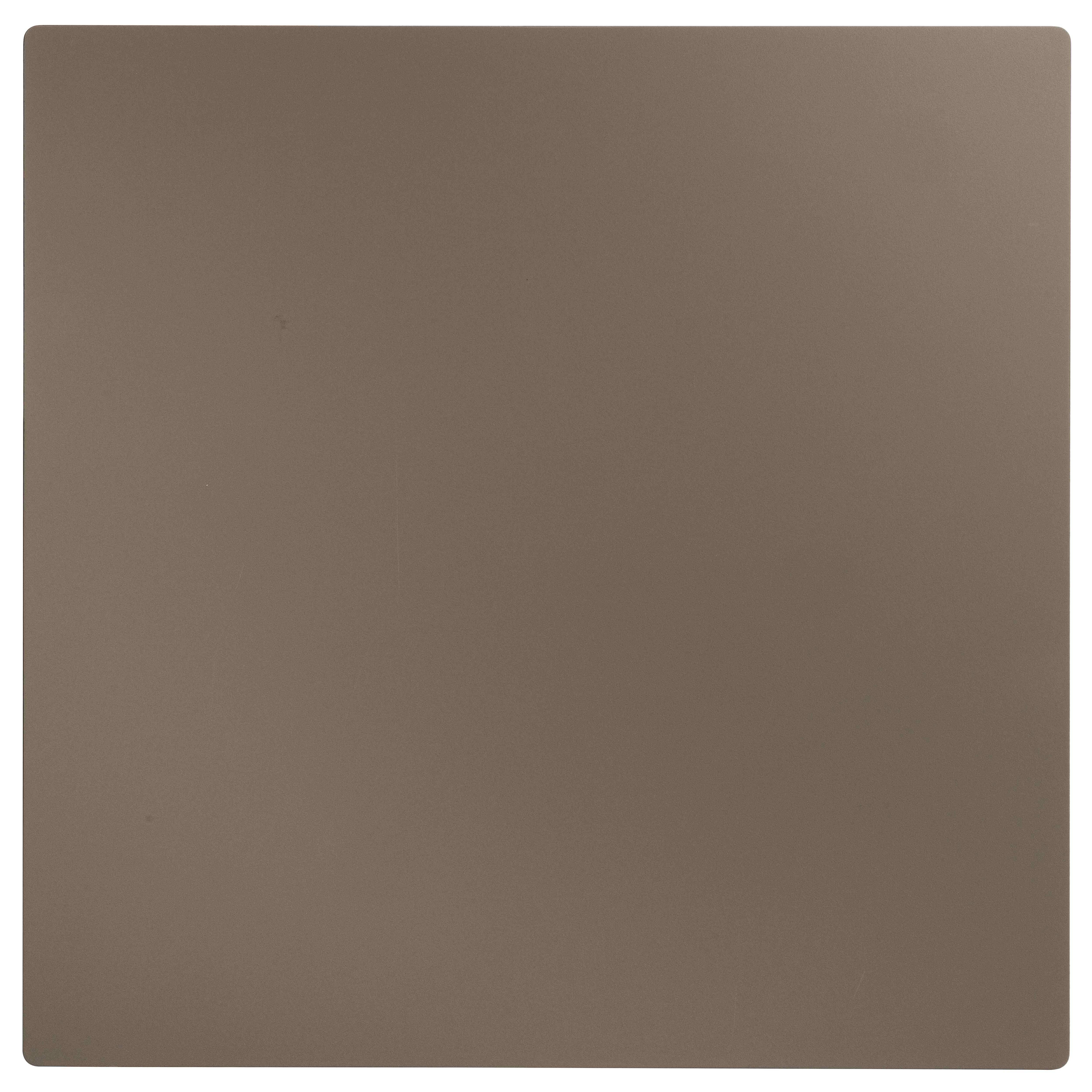 Oviala - Table haute de terrasse 60x60 cm inclinable stratifié taupe Opéra - Oviala - Imagen 3