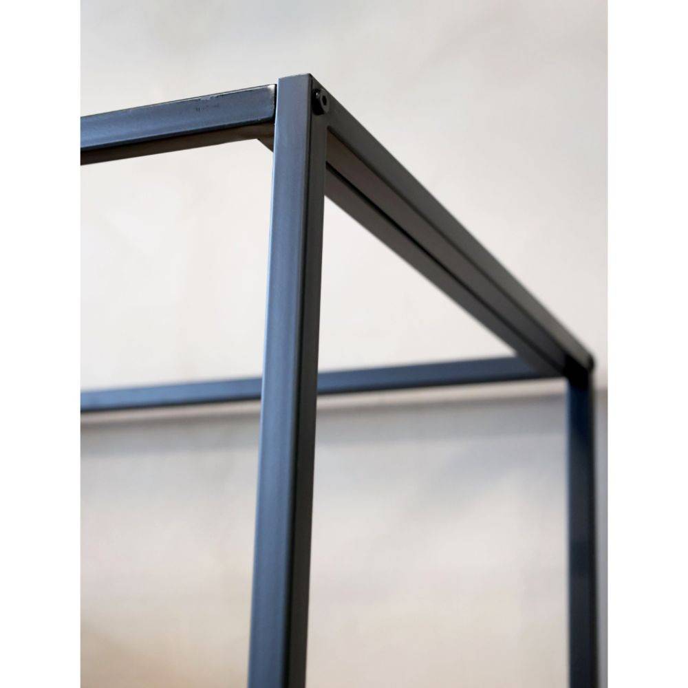 Chemin De Campagne - Etagère 6 étages en bois marron et fer noir antique 97 x 50.5 x 213 cm Chemin de campagne - Imagen 5