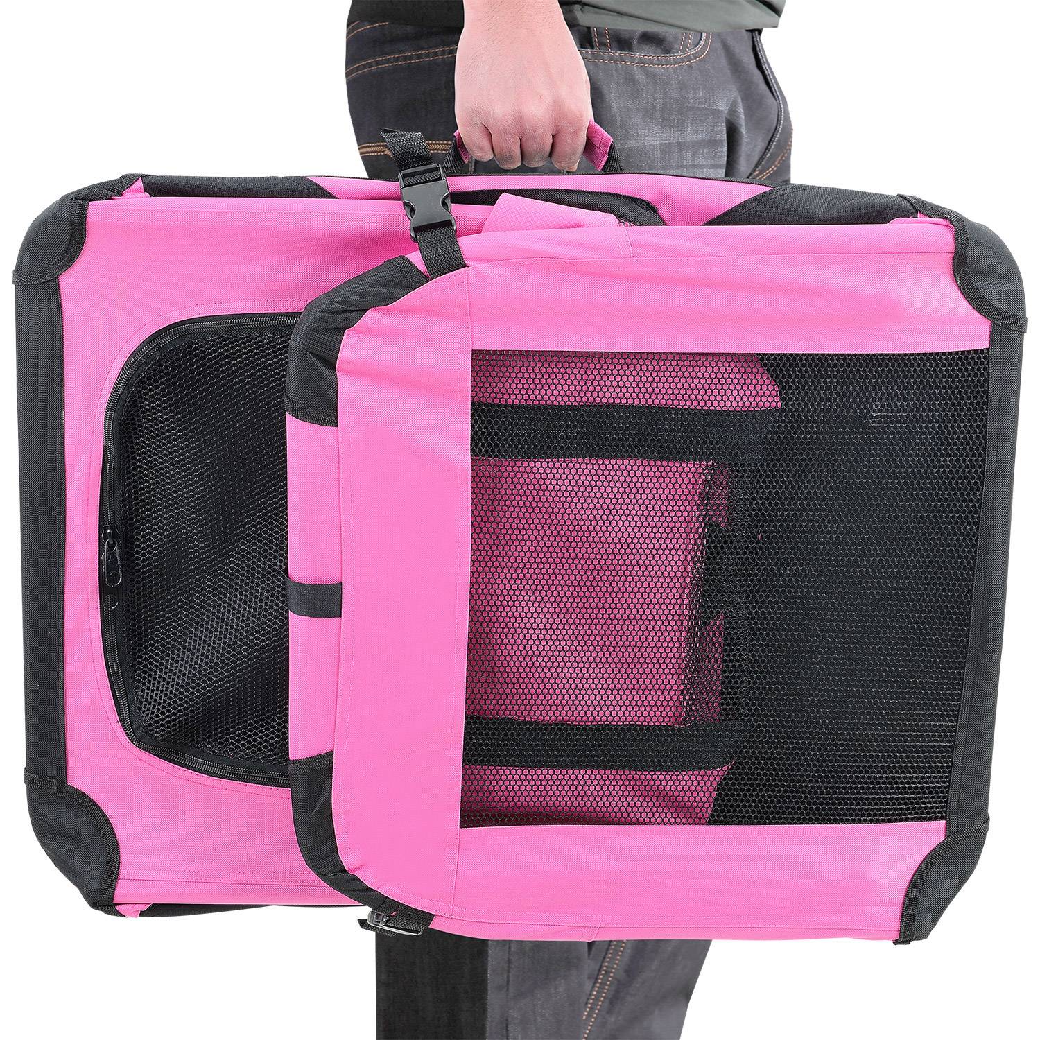 Pro.Tec - Box de Transport pour Chien Pliant Bleu Taille S pro.tec - Imagen 5