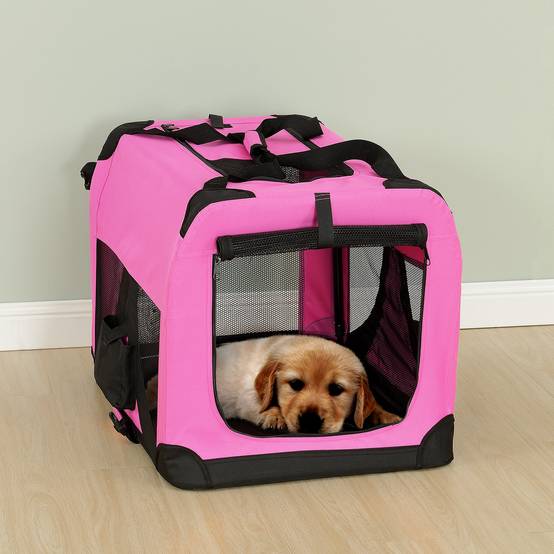 Pro.Tec - Box de Transport pour Chien Pliant Bleu Taille S pro.tec - Imagen 2