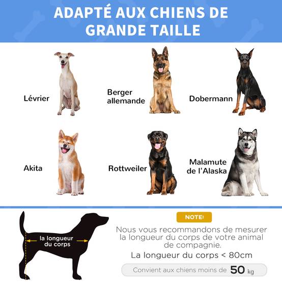 Lit camp chien chat XXL surélevé textilène respirant extérieur 122x92x23cm marron - ComfortXL Outdoor Living - Image 9