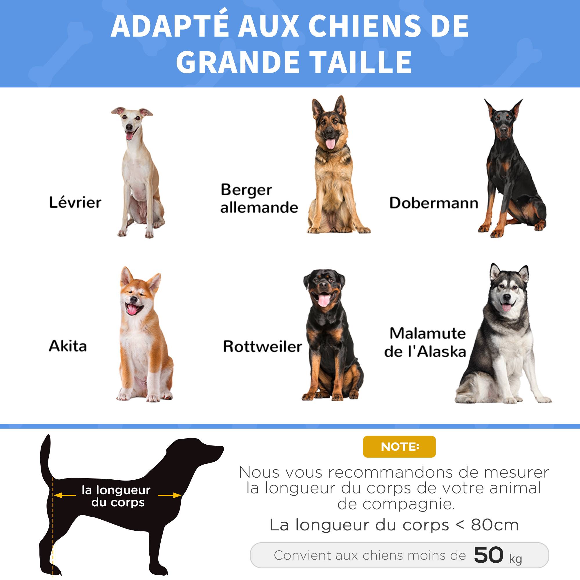 Lit camp chien chat XXL surélevé textilène respirant extérieur 122x92x23cm marron - ComfortXL Outdoor Living - Image 9
